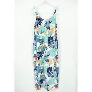 Tommy Bahama Maxi Dress Size XS Tropical Palm Jersey‎
